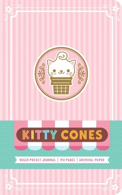 Kitty Cones Ruled Pocket Journal book