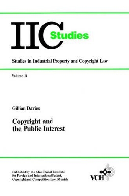 Copyright and the Public Interest book