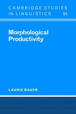 Morphological Productivity book