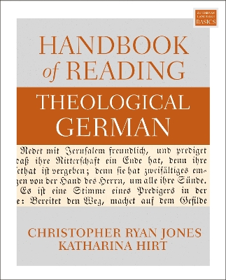 Handbook of Reading Theological German book