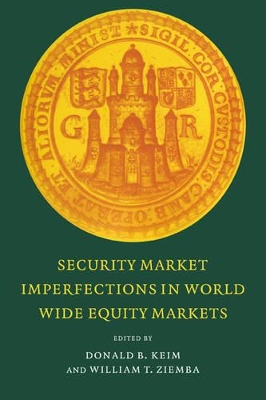 Security Market Imperfections in Worldwide Equity Markets book