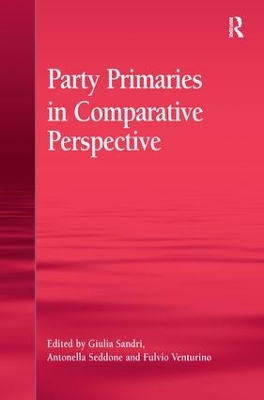 Party Primaries in Comparative Perspective by Asst Prof Fulvio Venturino