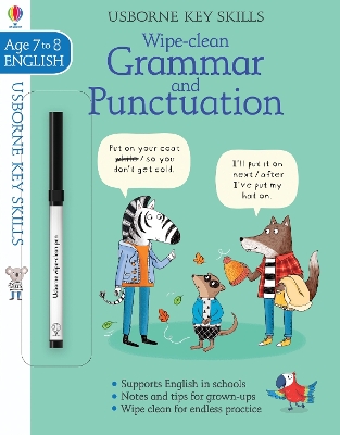 Wipe-Clean Grammar & Punctuation 7-8 book