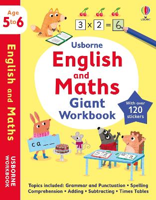 Usborne English and Maths Giant Workbook 5-6 book