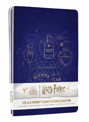 Harry Potter: Spells and Potions Planner Notebook Collection (Set of 3) book