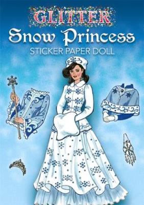 Glitter Snow Princess Sticker Paper Doll book