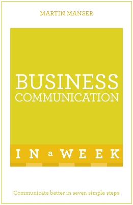 Business Communication In A Week book