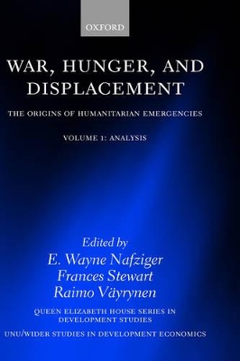 War, Hunger, and Displacement: Volume 1 book