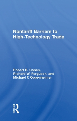 Nontariff Barriers to High-Technology Trade book