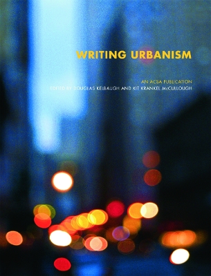 Writing Urbanism book