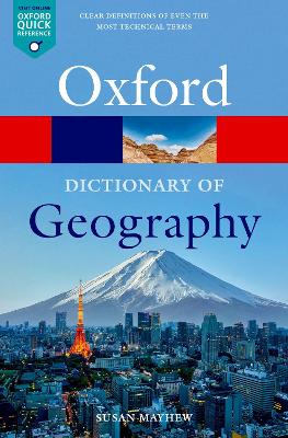 A A Dictionary of Geography by Susan Mayhew