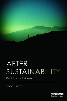 After Sustainability book