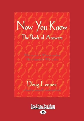 Now You Know book