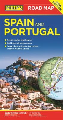 Philip's Spain and Portugal Road Map book