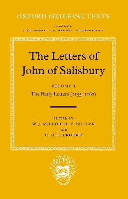 The Letters of John of Salisbury book
