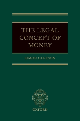 The Legal Concept of Money book