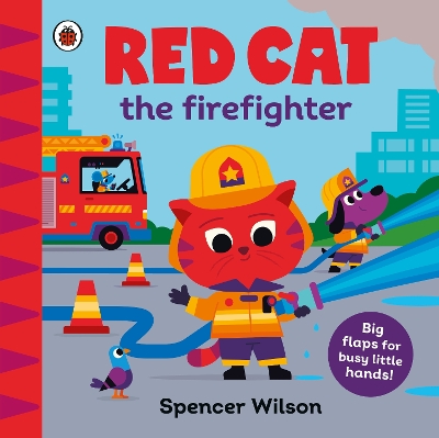 Red Cat the Firefighter: With chunky lift-the-flaps book