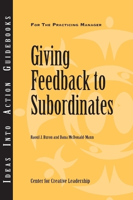Giving Feedback to Subordinates book