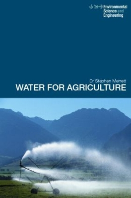 Water for Agriculture book