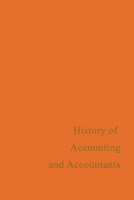 History of Accounting and Accountants book