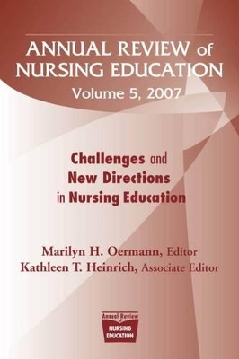 Annual Review of Nursing Education book