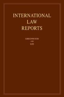 International Law Reports: Volume 194 book