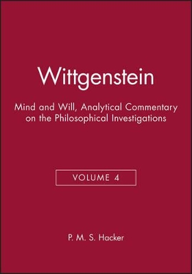 Wittgenstein - Mind and Will book