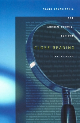 Close Reading book