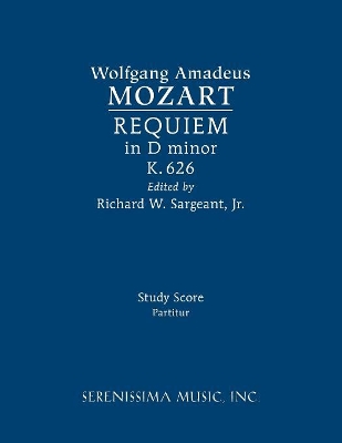 Requiem in D minor, K.626: Study score book