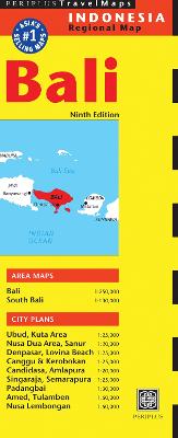 Bali Travel Map Ninth Edition book