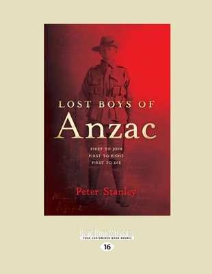 Lost Boys of Anzac by Peter Stanley