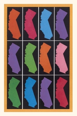 Vintage Journal California Shapes book