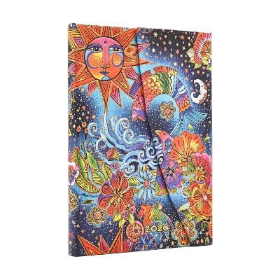 2026 Celestial Magic (Whimsical Creations) Mini 12-month Verso Hardcover Flexi Dayplanner 2026 (Wrap Closure) book