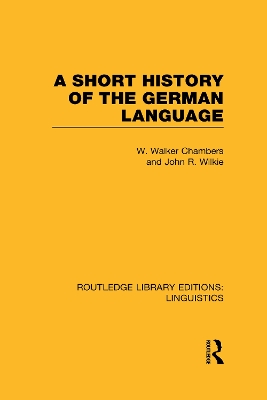 Short History of the German Language book