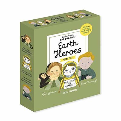 Little People, Big Dreams: Earth Heroes: 3 Books from the Best-Selling Series! Jane Goodall - Greta Thunberg - David Attenborough by Maria Isabel Sanchez Vegara