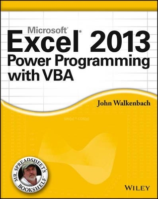 Excel 2013 Power Programming with VBA book