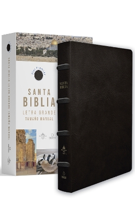 Biblia RVR 1960 letra grande tamaño manual, Piel Premier negro / Spanish Bible RVR 1960 Handy Size Large Print Bonded Leather Black book