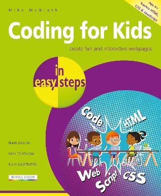 Coding for Kids in easy steps book