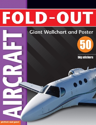 Fold-out Aircraft Sticker Book book