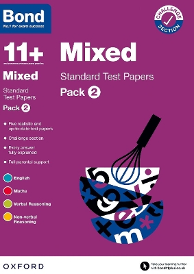 Bond 11+: Bond 11+ Mixed Standard Test Papers: Pack 2: For 11+ GL assessment and Entrance Exams book