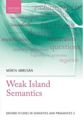 Weak Island Semantics book