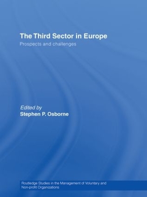 Third Sector in Europe book