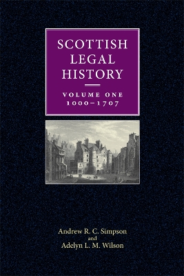 Scottish Legal History book