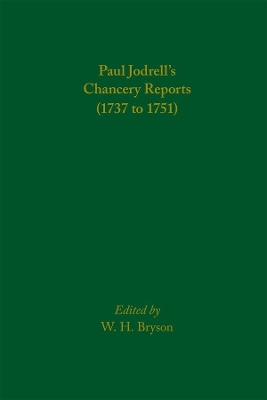 Paul Jodrell′s Chancery Reports (1737 to 1751) book