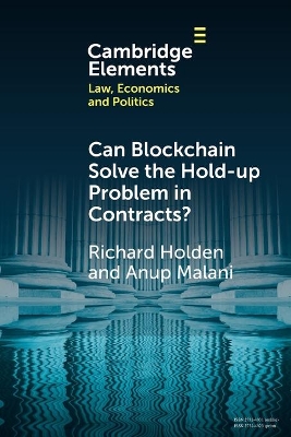 Can Blockchain Solve the Hold-up Problem in Contracts? book