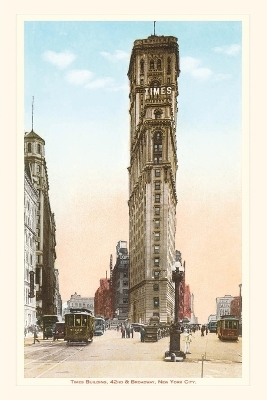 Vintage Journal Times Building, New York City by Found Image Press