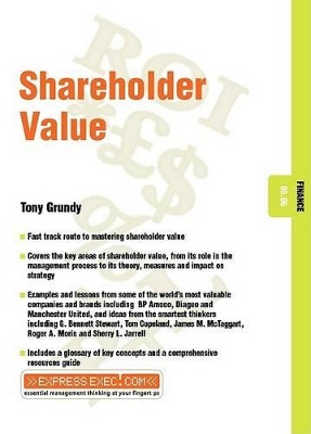 Shareholder Value: Finance 05.06 book