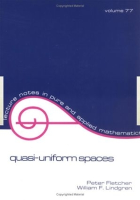 Quasi-Uniform Spates by Peter Fletcher