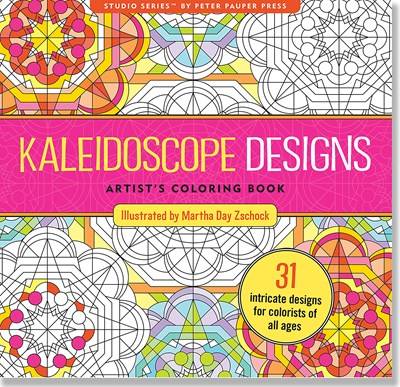 Kaleidoscope Designs Artist's Colouring Book (31 Stress-Relieving Designs) book