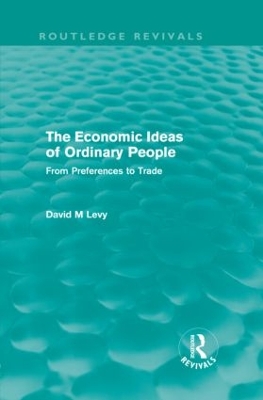 Economic Ideas of Ordinary People book